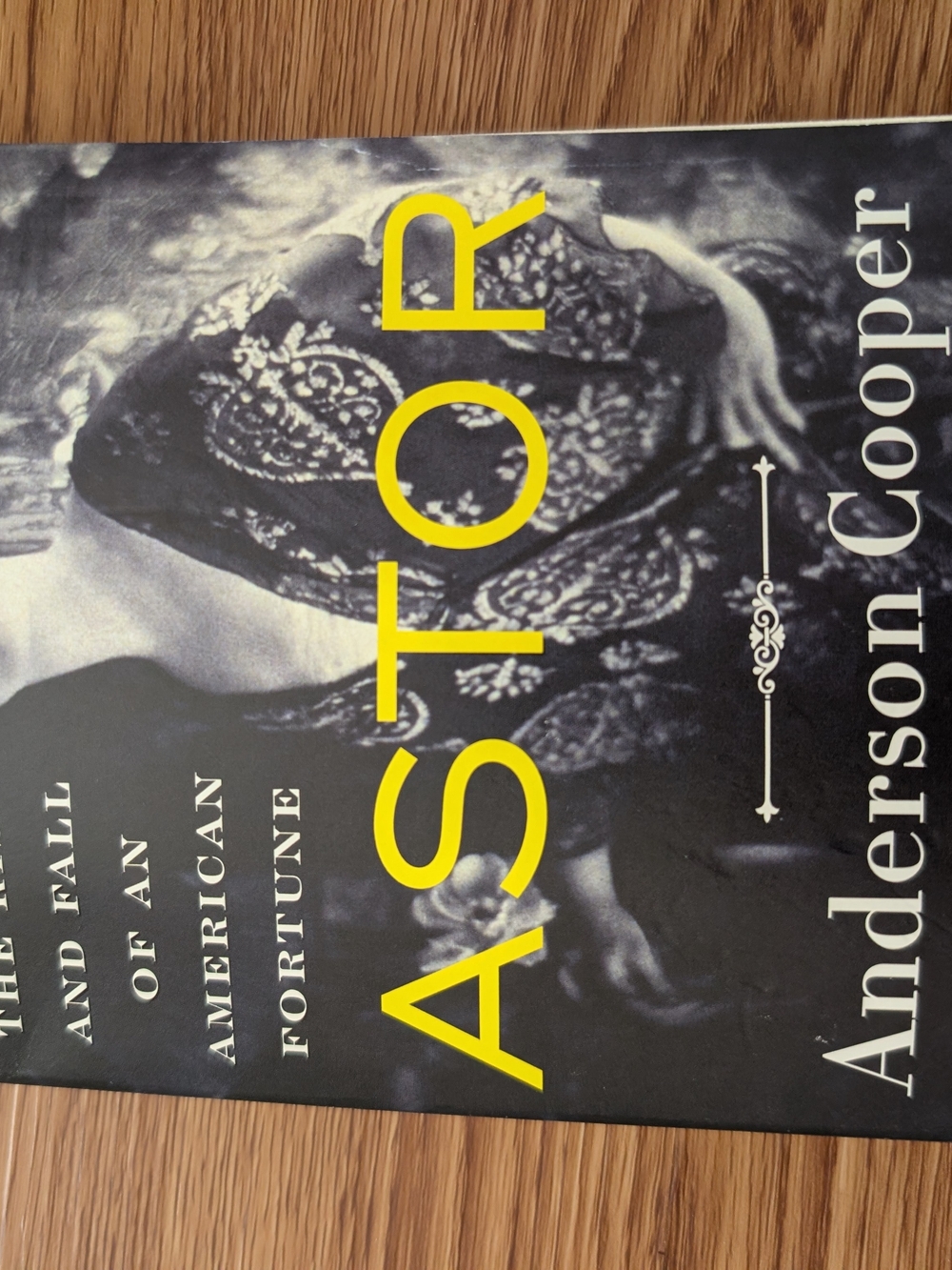 Astor by Anderson Cooper - Black & Yellow Hardcover Book